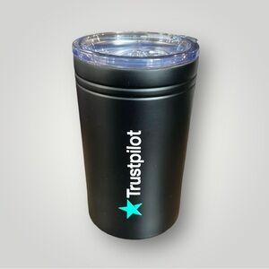 Trustpilot Small Tumbler sr of 2 Black Coffee Tea Cup Gift New